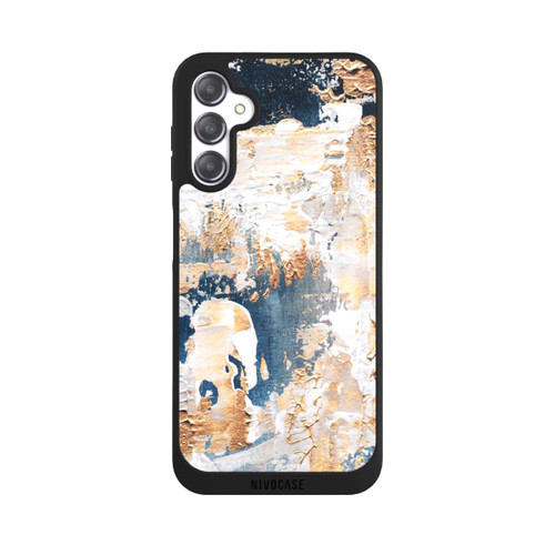 Samsung Galaxy A14 5G NIVOpure Abstraktion Blau und Gold