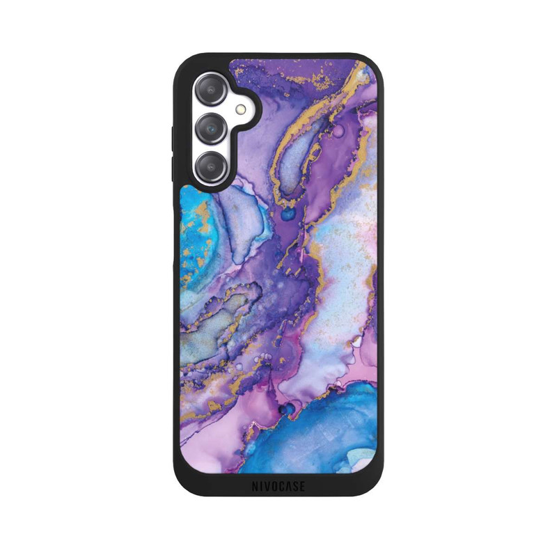 Galaxy A14 5G NIVOpure Strudel lila und blau
