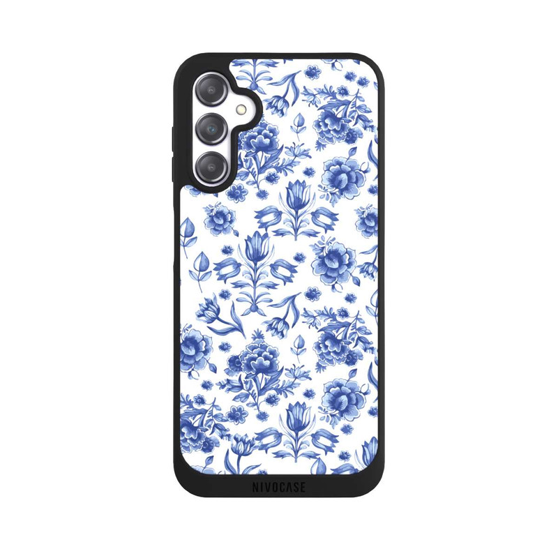 Galaxy A14 5G NIVOpure Blaues Blumenmuster