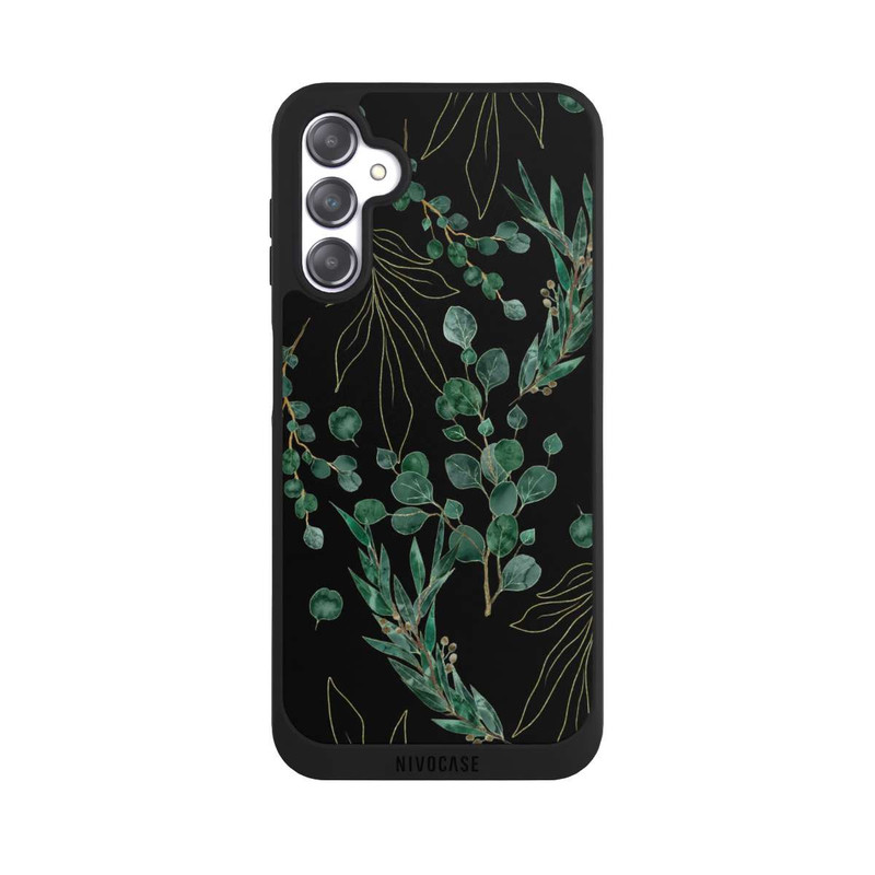 Galaxy A14 5G NIVOpure Eukalyptusblätter schwarz