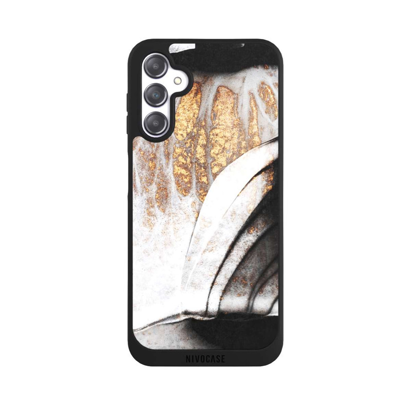 Galaxy A14 5G NIVOpure Schwarze und goldene Adern
