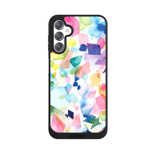 Samsung Galaxy A14 5G NIVOpure Colorful Watercolor Gems Diamonds