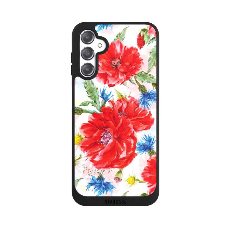 Galaxy A14 5G NIVOpure Sommerwiese Kornblumen Mohn