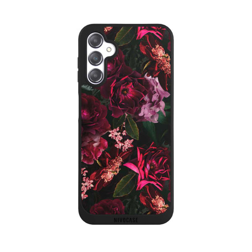Samsung Galaxy A14 5G NIVOpure Dunkelrote und rosa Blüten