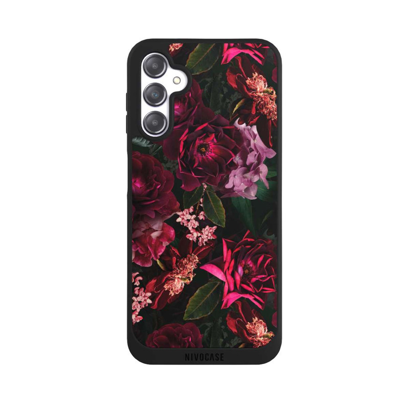 Galaxy A14 5G NIVOpure Dunkelrote und rosa Blüten