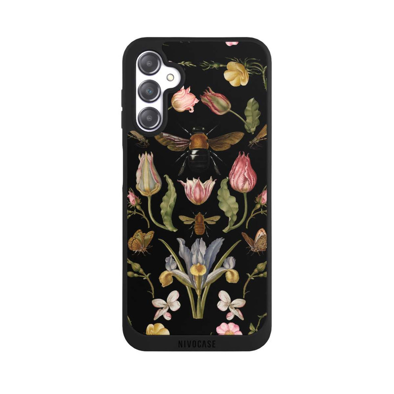 Galaxy A14 5G NIVOpure Wildblumen und Biene Schwarz