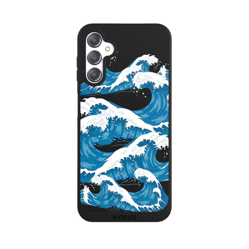 Galaxy A14 5G NIVOpure Sea Waves Black Kanagawa