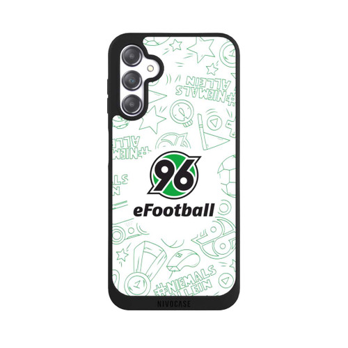 Samsung Galaxy A14 5G NIVOpure Hannover 96 Football Pattern Design White