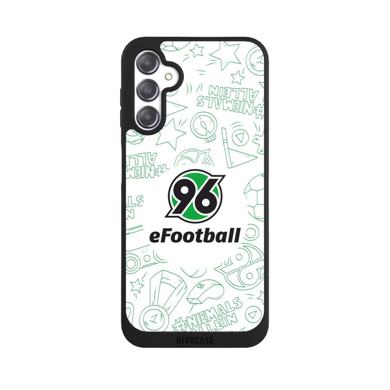 Galaxy A14 5G NIVOpure Hannover 96 Football Pattern Design White