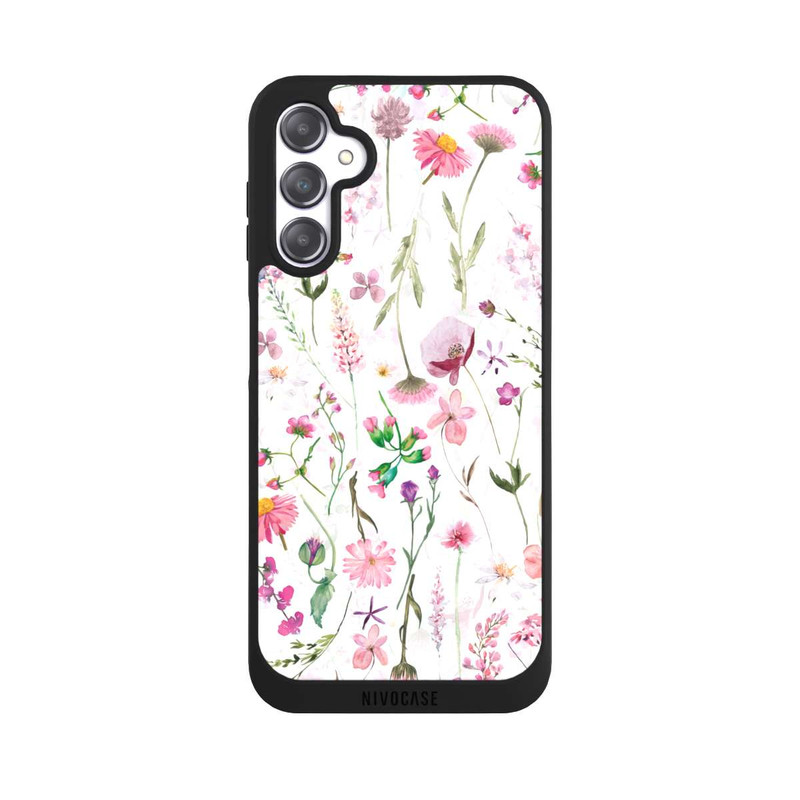 Galaxy A14 5G NIVOpure Prairie de fleurs roses