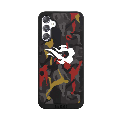Samsung Galaxy A14 5G NIVOpure Belgische Rote Flammen Camouflage