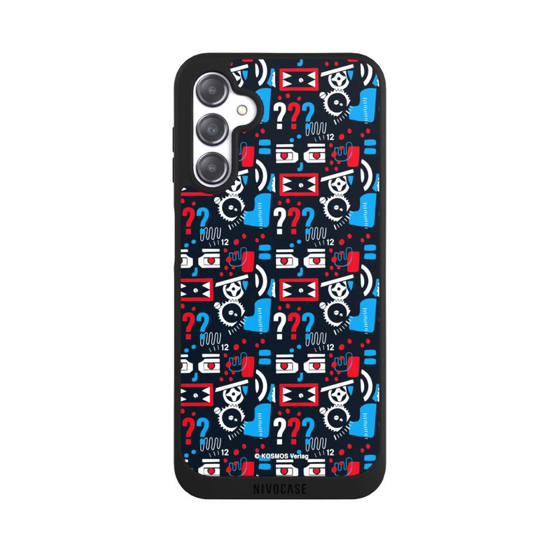 Galaxy A14 5G NIVOpure Drei Fragezeichen Wildes Muster