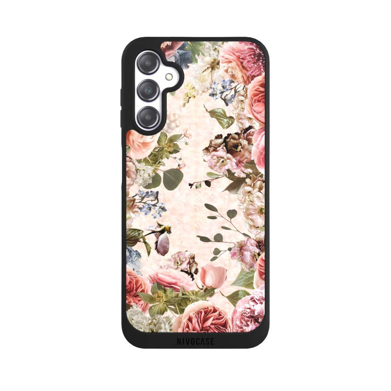 Galaxy A14 5G NIVOpure Blumenrahmen Pfingstrosen Pastell