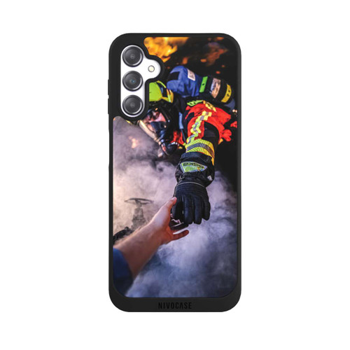 Samsung Galaxy A14 5G NIVOpure Feuerwehrmann greift nach der Hand