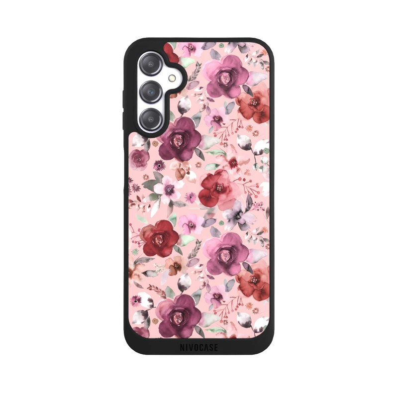 Galaxy A14 5G NIVOpure Üppiger romantischer Blumenstrauß rosa