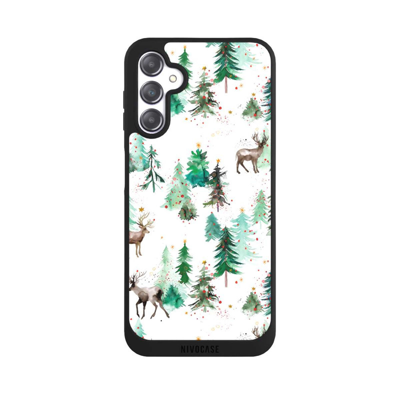 Galaxy A14 5G NIVOpure Hirsche und Winterweihnachtsbäume