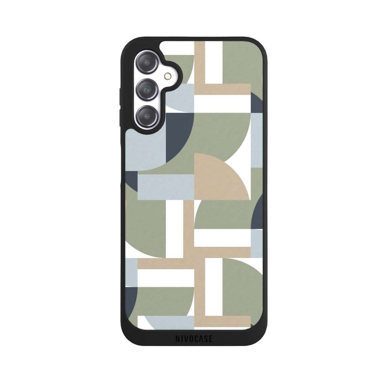 Galaxy A14 5G NIVOpure Polygones futuristes du Bauhaus Beige