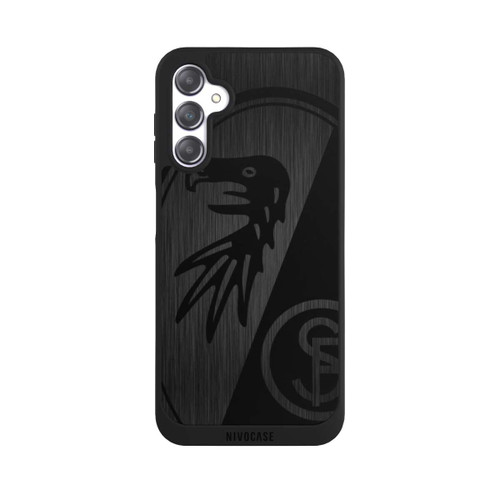 Samsung Galaxy A14 5G NIVOpure SC Freiburg Kratzen Horizontal Metall Hintergrund