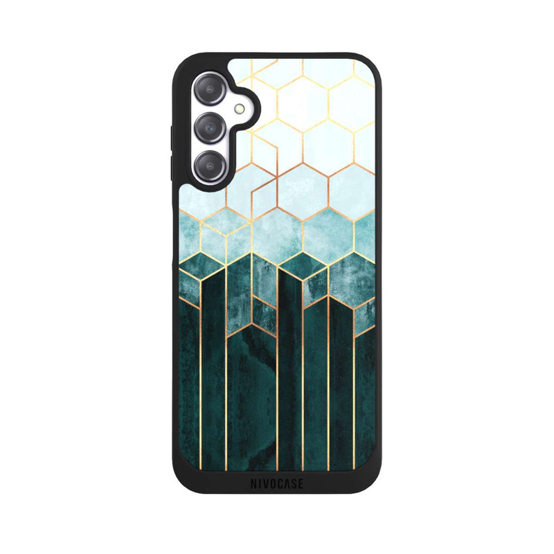 Galaxy A14 5G NIVOpure Teal Hexagons
