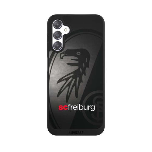 Samsung Galaxy A14 5G NIVOpure Dot Metall Hintergrund mit dem Schriftzug SC Freiburg