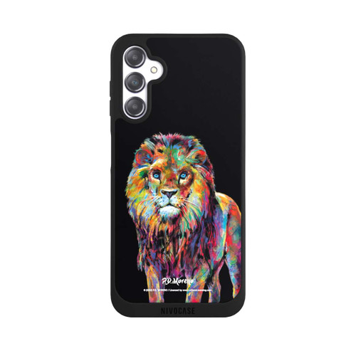 Samsung Galaxy A14 5G NIVOpure Löwe Bunte Kunst von P.D. Moreno