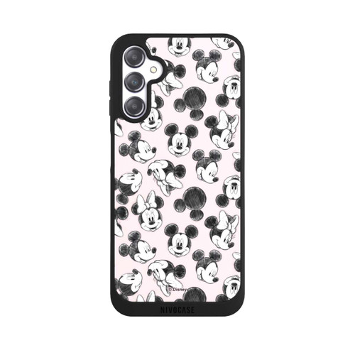 Samsung Galaxy A14 5G NIVOpure Minnie &amp; Mickey Viele Gesichter Pink