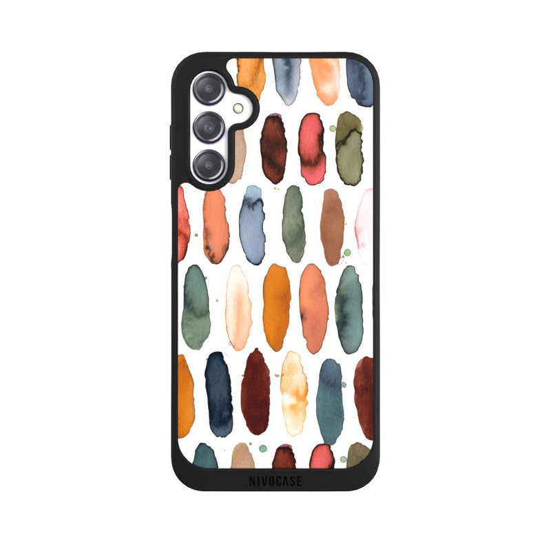 Galaxy A14 5G NIVOpure Aquarellstriche aus mineralischem Terrakotta