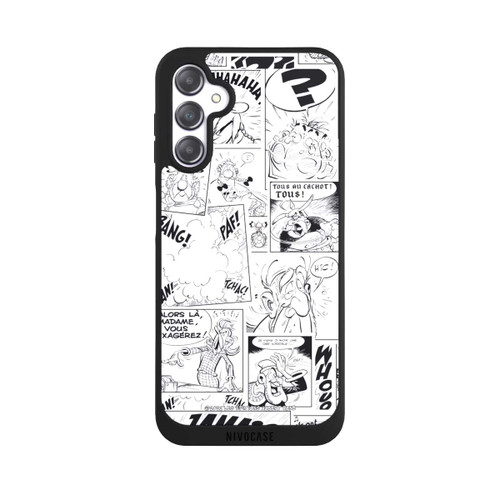 Samsung Galaxy A14 5G NIVOpure Asterix Comic Schwarz und Weiß