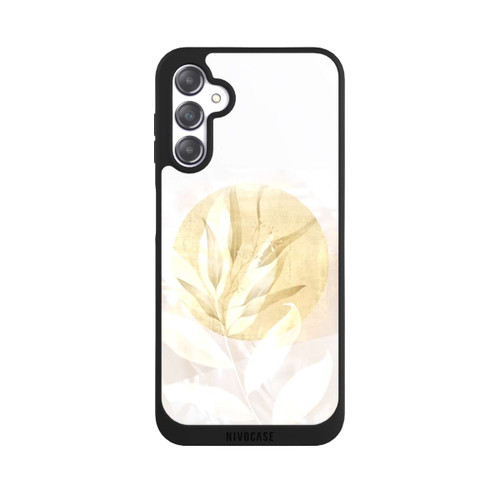 Samsung Galaxy A14 5G NIVOpure Boho Gold Blumen Kunst