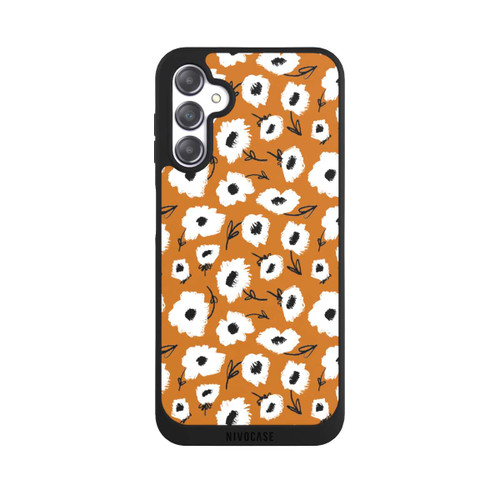 Samsung Galaxy A14 5G NIVOpure Blumenmuster Ocker