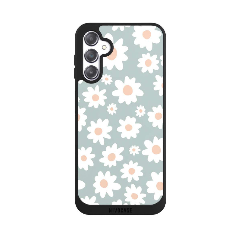 Galaxy A14 5G NIVOpure Gänseblümchen Muster grün