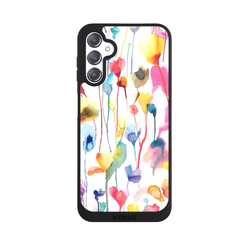 Galaxy A14 5G NIVOpure Aquarell Wildblumen bunt