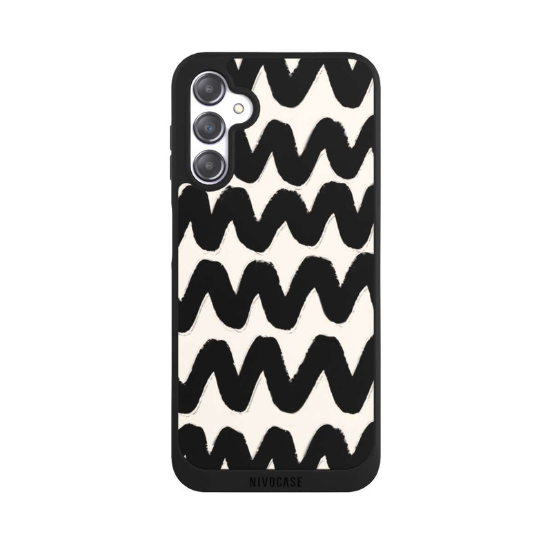 Galaxy A14 5G NIVOpure Black Waves Pattern