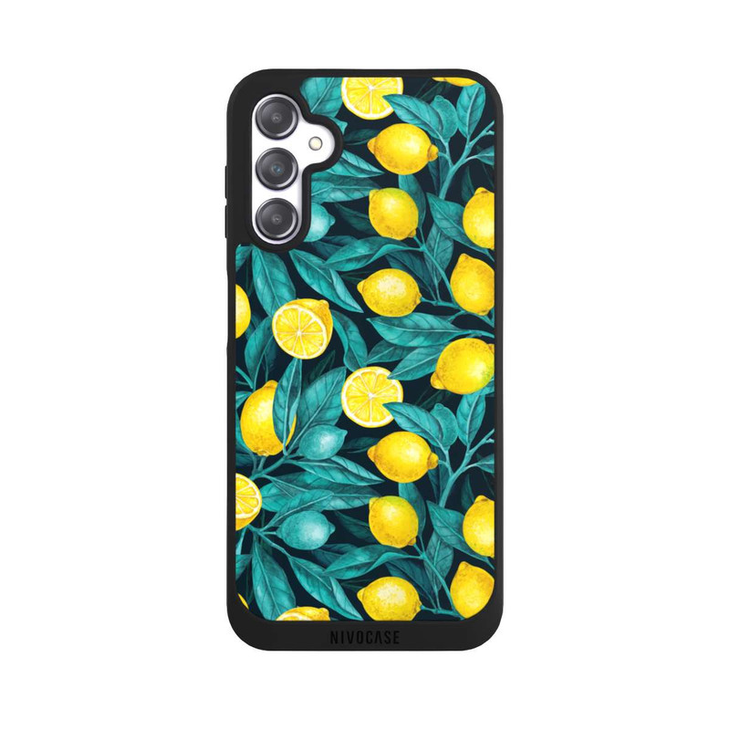 Galaxy A14 5G NIVOpure Zitronen und Blätter dunkel