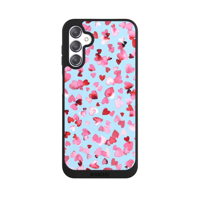 Galaxy A14 5G NIVOpure Valentinstagsherzen in rosa blau