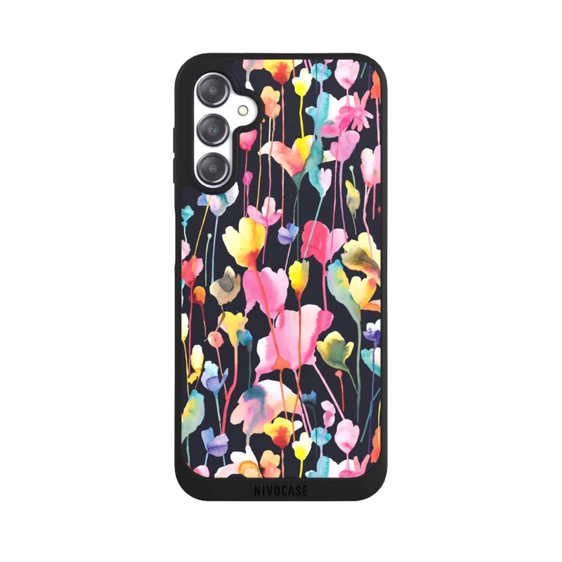 Galaxy A14 5G NIVOpure Wildblumen schwarz