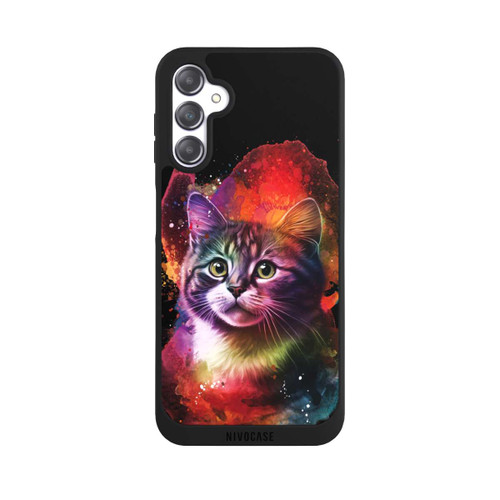 Samsung Galaxy A14 5G NIVOpure Happy Kitty Schwarz