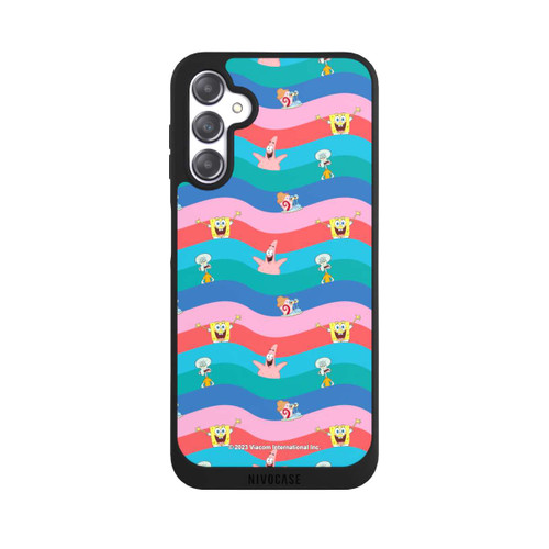Samsung Galaxy A14 5G NIVOpure Spongebob Freunde Bunte Wellen