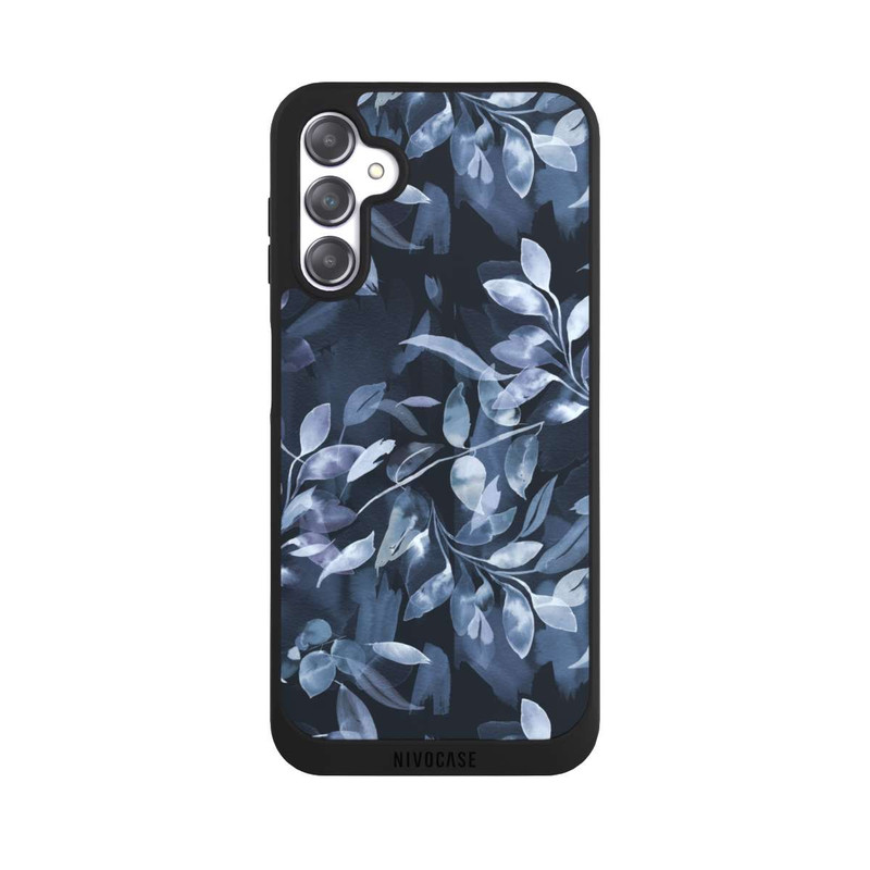 Galaxy A14 5G NIVOpure Aquarelle Feuilles Mystiques Marine