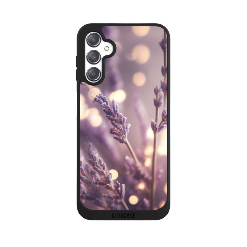 Galaxy A14 5G NIVOpure Lavender Close Up with AI