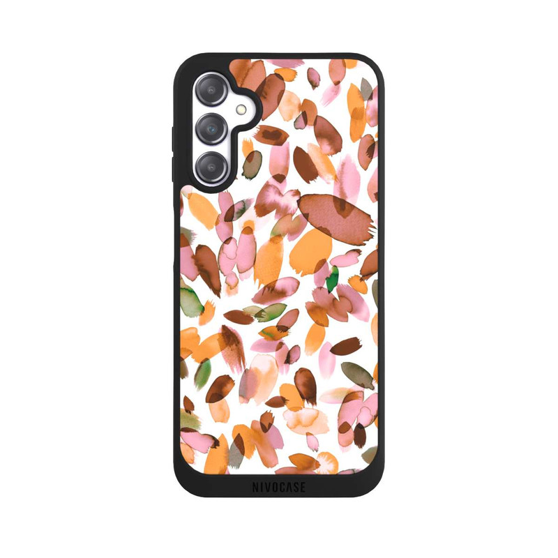 Galaxy A14 5G NIVOpure Watercolor Petal Stains Orange