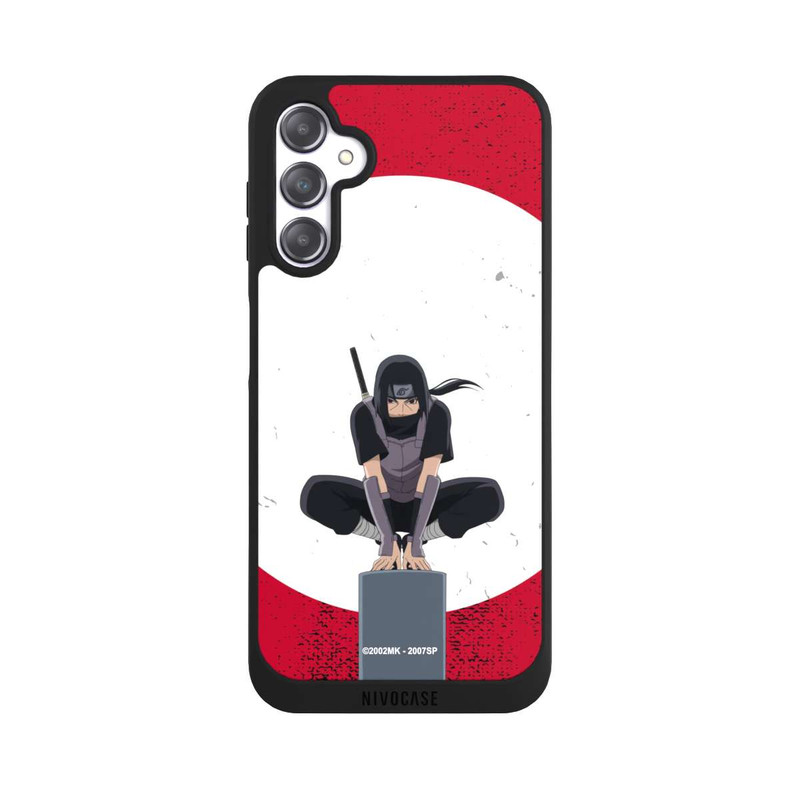 Galaxy A14 5G NIVOpure Itachi Uchiha Symbol Roter Hintergrund