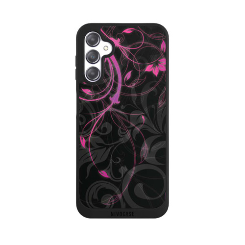Samsung Galaxy A14 5G NIVOpure Schwarze und rosa Herbstblumen