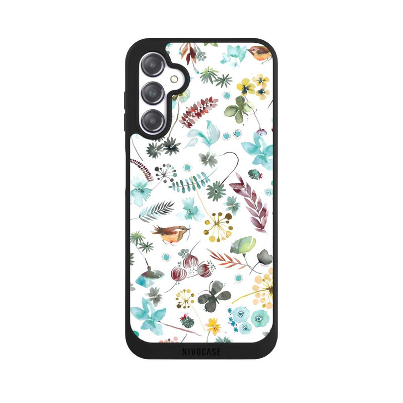 Galaxy A14 5G NIVOpure Papillon botanique Nature Bleu