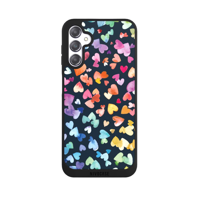 Galaxy A14 5G NIVOpure Coeurs de la Saint-Valentin noirs