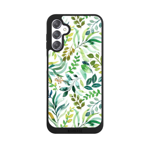 Samsung Galaxy A14 5G NIVOpure Aquarelle Palmes Feuilles Botanique Vert