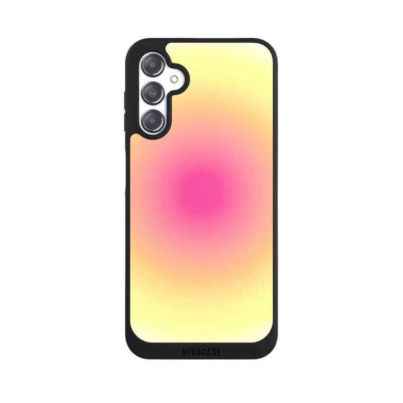 Galaxy A14 5G NIVOpure Aura Gelb Pink Kreis