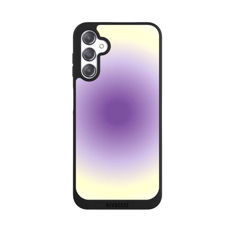 Galaxy A14 5G NIVOpure Aura Lila Gelb Kreis