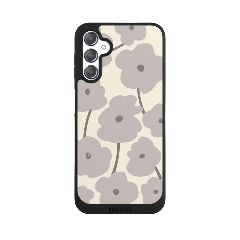 Galaxy A14 5G NIVOpure Minimalistische Blumen Beige