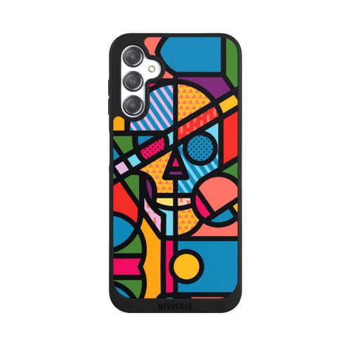 Samsung Galaxy A14 5G NIVOpure Vit Skull Colorful